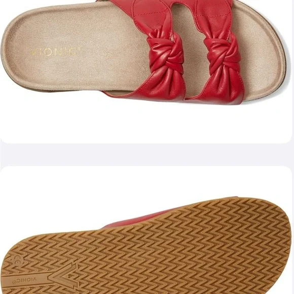 Vionic Alara Red Knotted Sandals - Picture 6 of 6